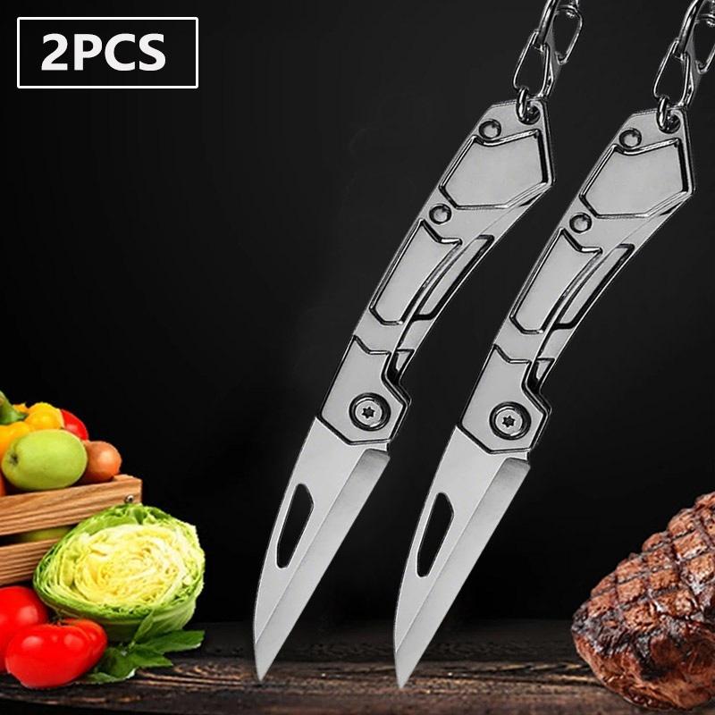 WXCOO Folding Knife Butcher Multi-function Kitchen Cutlery Meat Cleaver BBQ Cutter Fruit Knife Pocket Knife Kitchen Accessories