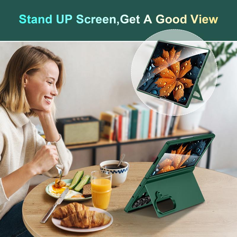 For Samsung Galaxy Z Fold 7 Case Ultimate Touch Feeling PC Bracket Folding Anti-fall Full Protection Cover For Z Fold7
