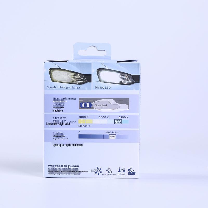 Zintegrowana żarówka LED H4 do reflektorów samochodowych Philips - Super jasne światła drogowe/mijania