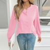 Women's Fashionable And Casual Long,sleeved ,color Top