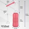 2 Pcs Portable Bidet Sprayer Handheld Bidet Bottle Butt Shower for Personal Hygiene Care/Baby Care/Outdoor Traveling