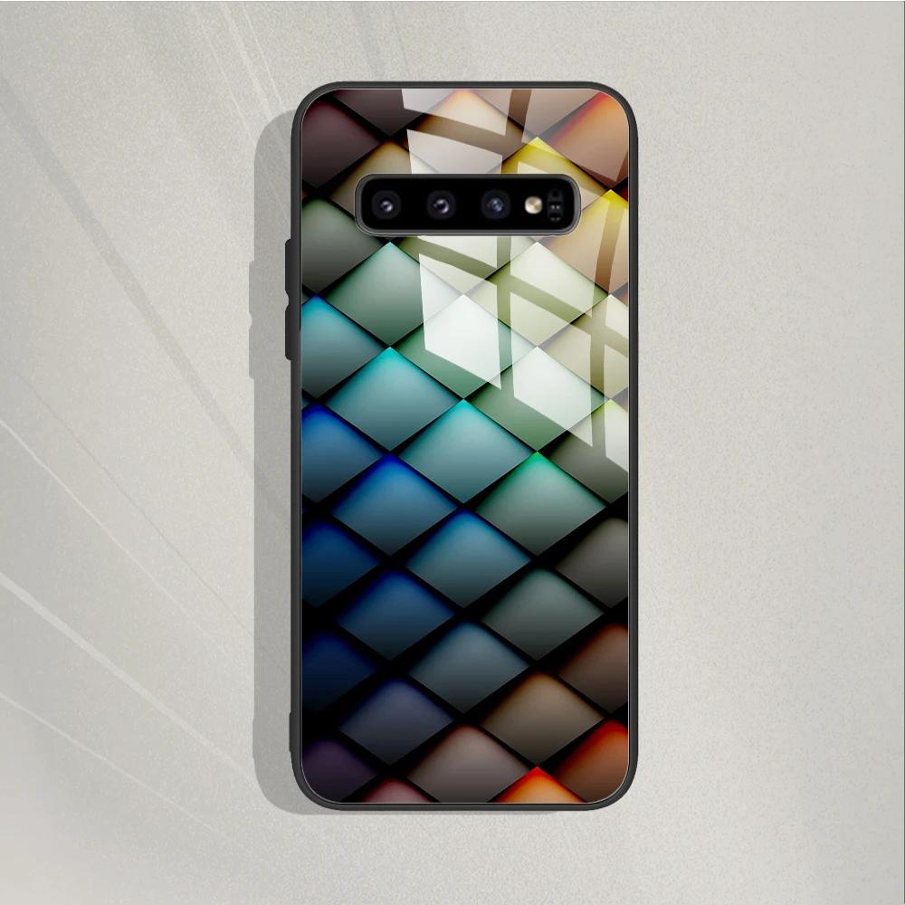 For Samsung Galaxy S10 S 10 Plus S10E Case Shockproof Tempered Glass Case Hard Back Cover Funda For Samsung S10 Case S 10 Bumper