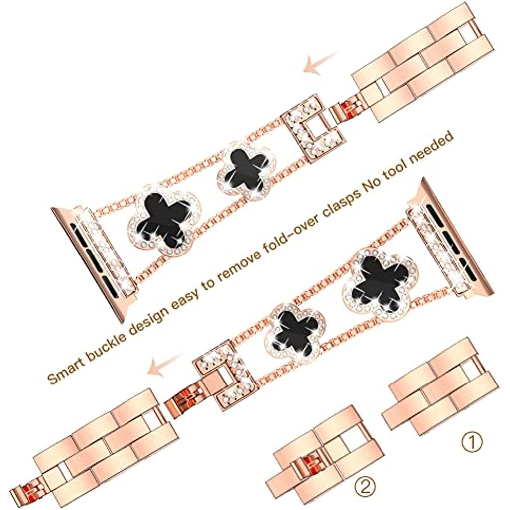 Luxus Metall Diamant Slim Glitzer Apple Watch Band Ultra 2 49mm 40mm 42mm 44mm 45mm 41mm Iwatch Se Serie 8/7/6/5/4/3 Band für Frauen Bling
