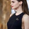 2023 New Classic Rhinestone Moon Pearl Brooches For Women Luxury Designer Pins Brooch For Clothes Dress Accessories