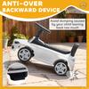 Official Mercedes-Benz Ride On Car, Foot To Floor Sliding Walker with Horn, Engine Sounds and Under-Seat Storage, White