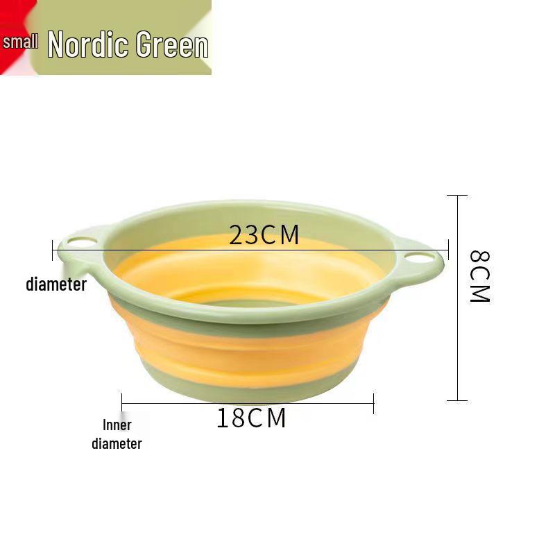 Portable Folding Washbasin for Home, Dorm, and Travel - Large and Small Sizes Available