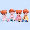  Figurines Mignons Sweatshirts Couple pour Décoration de Gâteau, Voiture ou Bureau