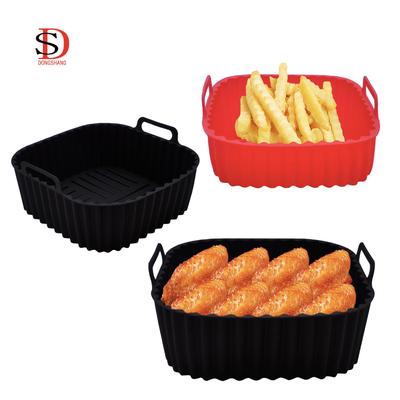 Square Silicone Air Fryer Baking Tray