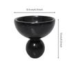 Decorative Pedestal Bowl Stone Catchall Compact Elegant Stable Sculptural