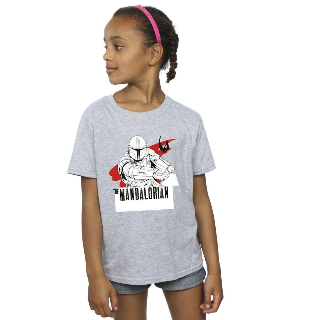 Star Wars Girls The Mandalorian Mando Shoots Cotton T-Shirt