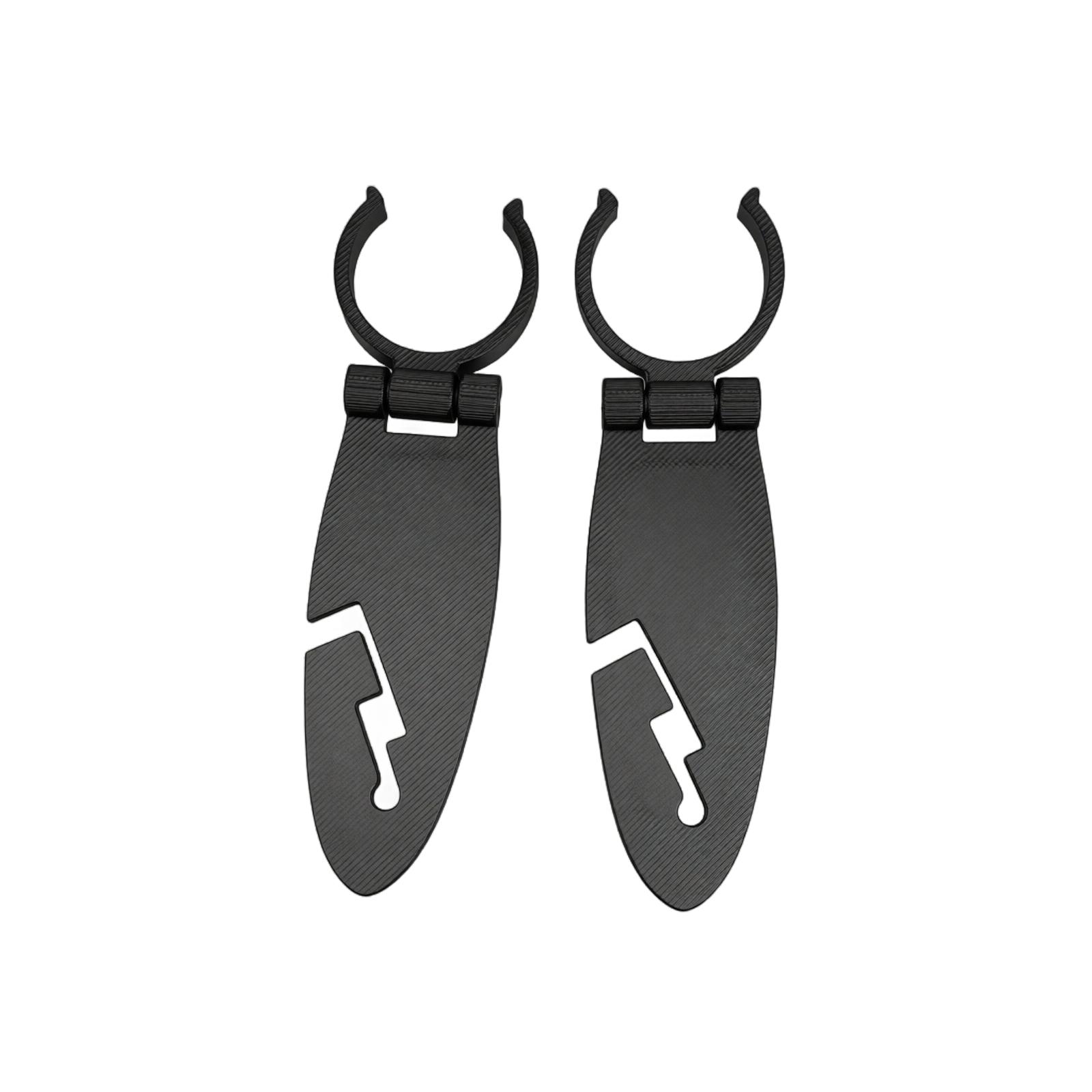 Kayak Paddle Holder Clips Adjustable Paddle Lock for Kayak Canoe Accessories Paddle Storage and Transport Secure Paddle Fastening One Size чёрный