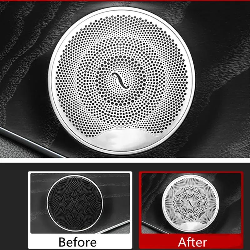 Interior Moulding For Mercedes Benz E200 E220 E300 E350 W213 C180 C200 C220 C250 W205 GLC Interior Trim Door Audio Speaker Cover