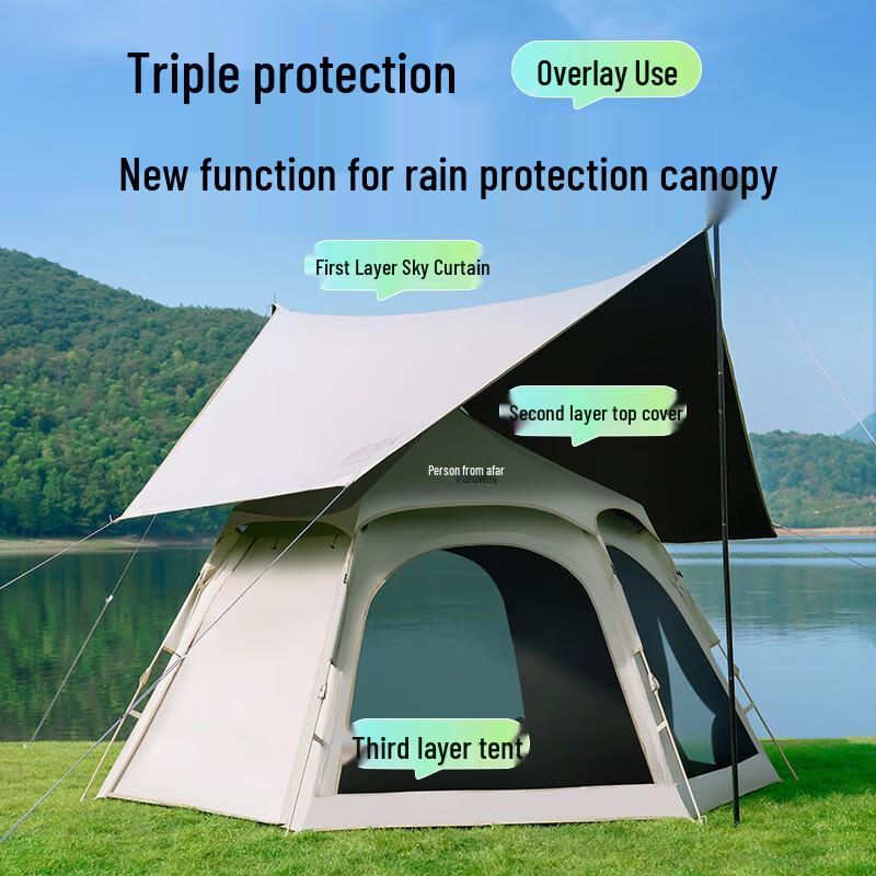 Hexagonal Outdoor Camping & Picnic Tent Kit