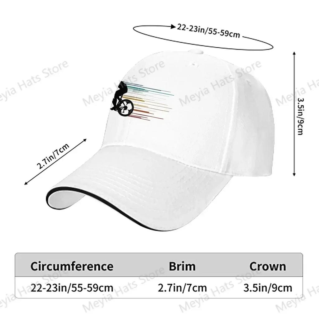 Cycling Lover Mtb Mountain Bike Cycling Multicolor Hat Peaked Womens Cap Personalized Visor Protection Hats