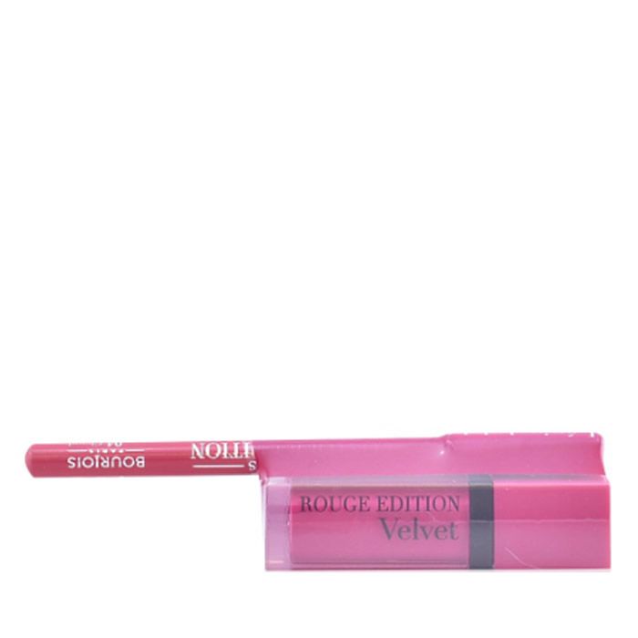 

Bourjois Rouge Edition Velvet Lipstick 06 Pink Pong Set 2 Pieces
