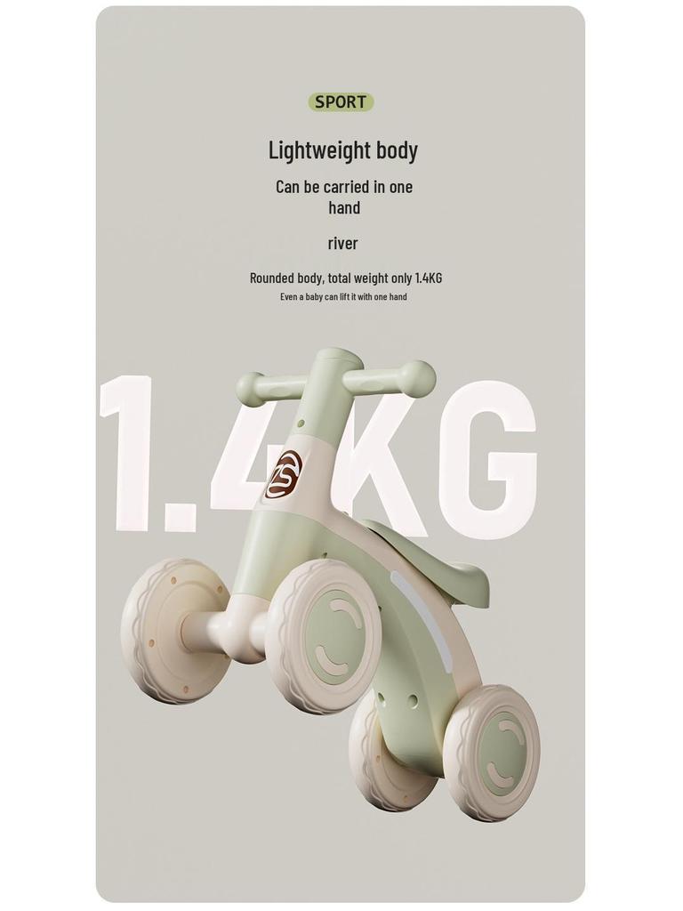 Odrážedlo a chodítko pro batolata: Tříkolka bez pedálů pro věk 1-3 roky