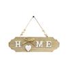 Wooden-Door Sign With Bowknot Design Home Decoration Plaque For Indoor And Outdoor Use