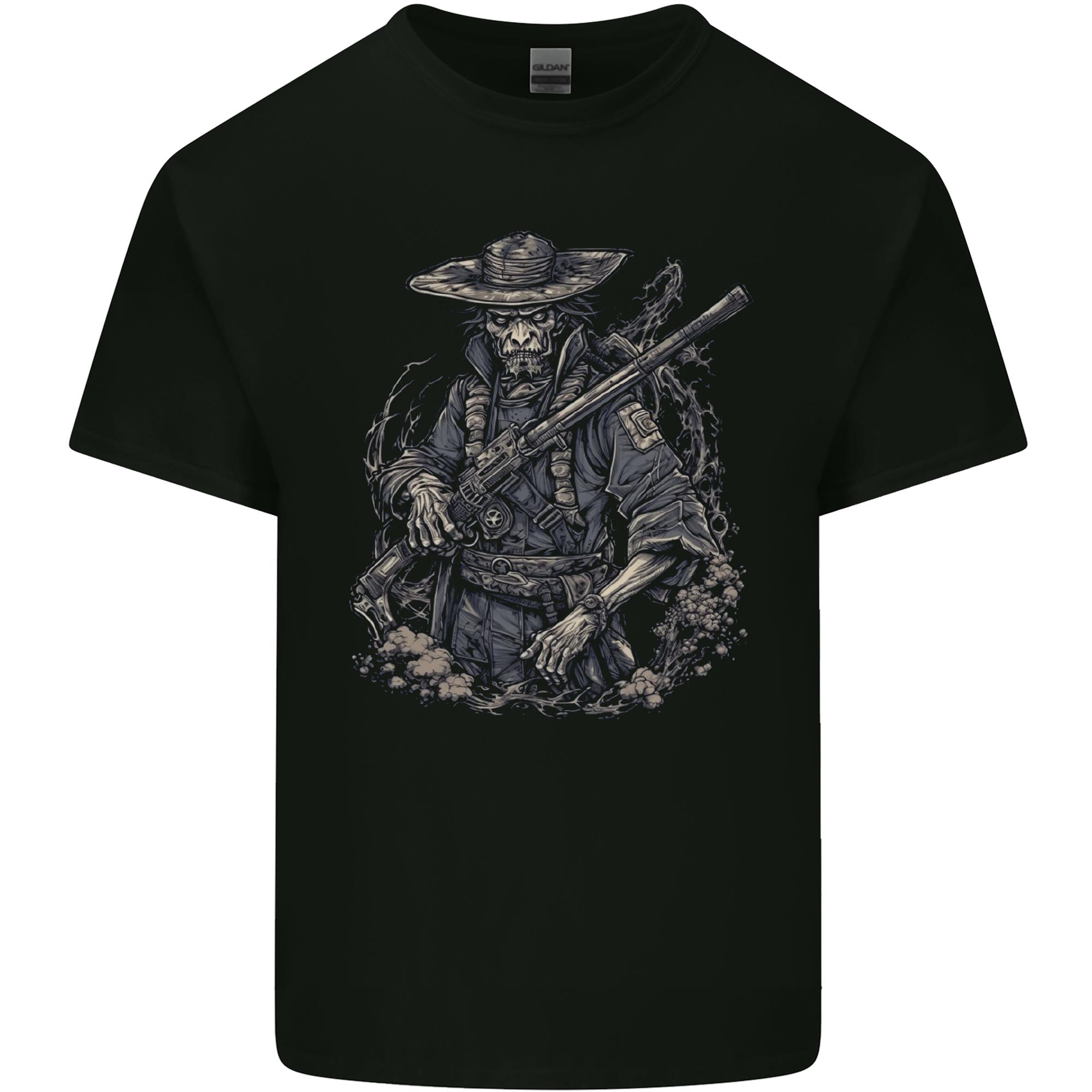 Rebel Zombie Soldier Demon Army Malitia Unisexs Light Cotton TShirt S