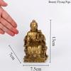 1pc Metal Portrait Ornaments Living Room Wealth Ornament Feng Shui Accessories Home Decoration Chinese Desktop Decorations