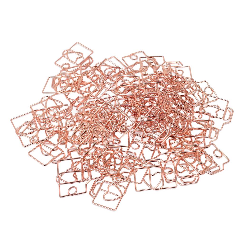80 Peças Clip de Papel Ferro Formato de Câmera Fofo Marcadores de Página Clip para Planejador com Caixa de Armazenamento para