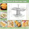 1pc Manual Press Dumpling Maker Easy To Use Mould DoubleHead Wrapper Dumpling Pastry Making Tools Food Machine Kitchen Accessories