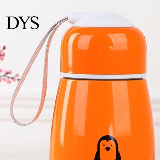Water Bottle 300ML Vacuum Cup Food Grade Good Thermal Insulation Effect Stainless Steel Penguin for Home