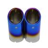 2Pcs 70mm Car Exhaust Muffler Tip Cover For BMW F30 2013-2018 E92 E90 3 Series GT 325i 328i Stainless Steel Accessories