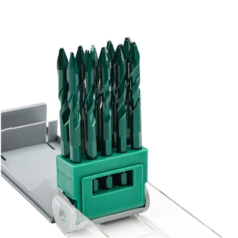 

Hexagonal Shank High Hardness Skewed Head Eccentric Drill 6/8/10/12mm Suitable for Drills Glass Brick Cement Wood Tile