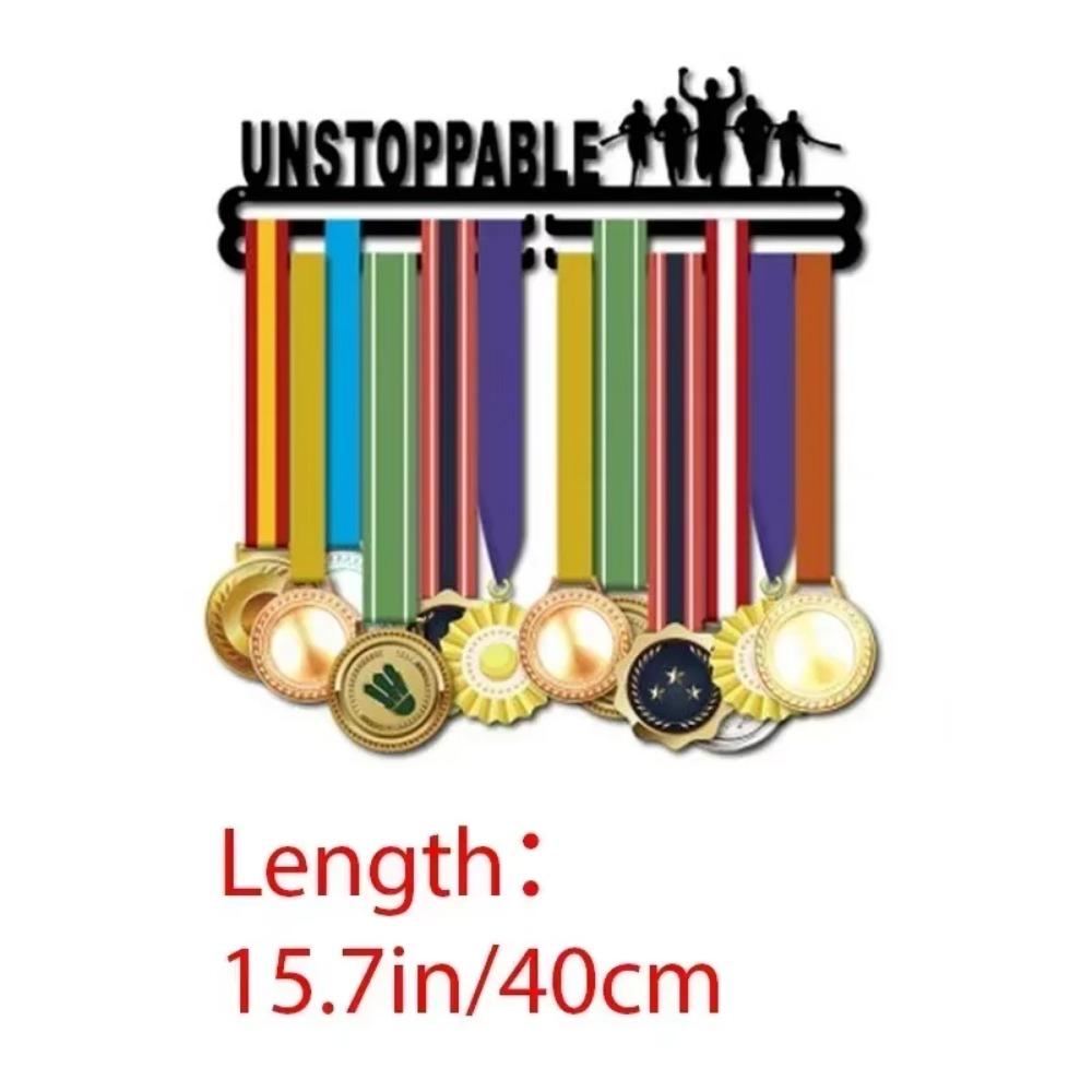 Home & Sports Display Combo:Key Holder & Bathroom Accessories,Wall Coat Racks for | Football & Marathon Medal Holders for Runner