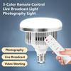 80/100/150W LED Fotobeleuchtung Glühbirnen E27 Sockel Lampe mit Fernbedienung dimmbare Tageslichtlampe