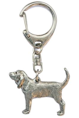 Bloodhound British Art Dog Keychain Collection