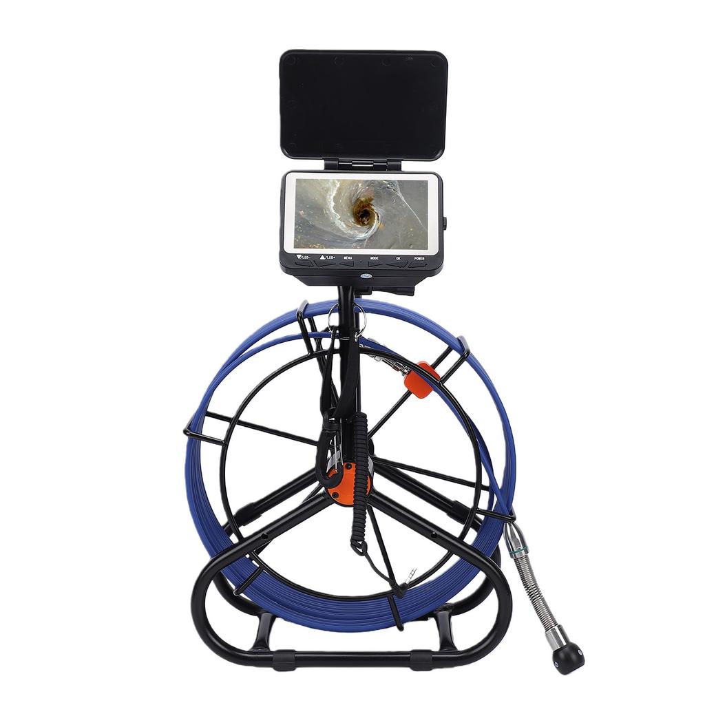 1080P HD Pipe Inspection Camera with 4.3 Inch LCD Screen Flexible Drain Pipe Inspection Camera