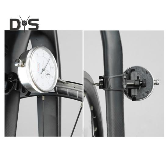 Bike Wheel Truing Stand Tool with Dial Indicator Fork Frame Mount MTB Road Mountain Bicycle Rim Adjustment Tools Bike Repair Accessories