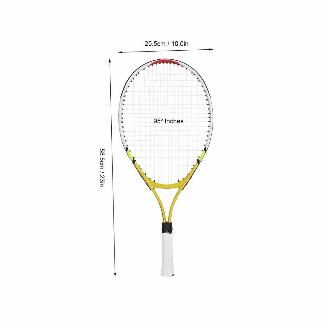 Regail Teenage Tennis Racket Aluminium Alloy Frame Kids Tennis Racquet Set for Training