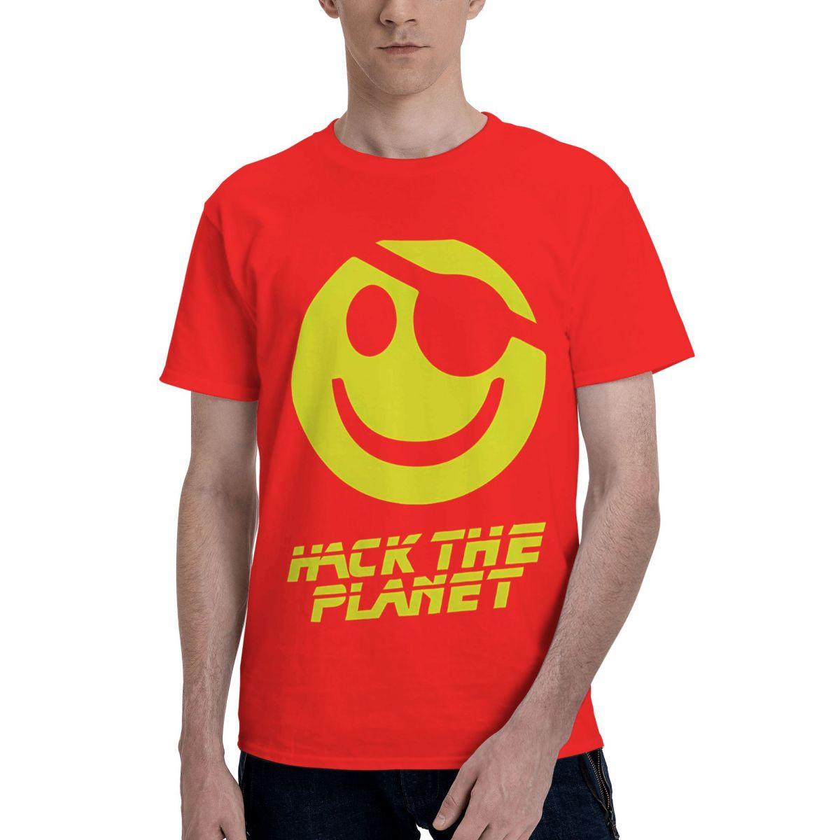 Hack The Planet 100 Cotton Casual Breathable Confortable T Shirt Football Shirts 2025 Tshirts Men S