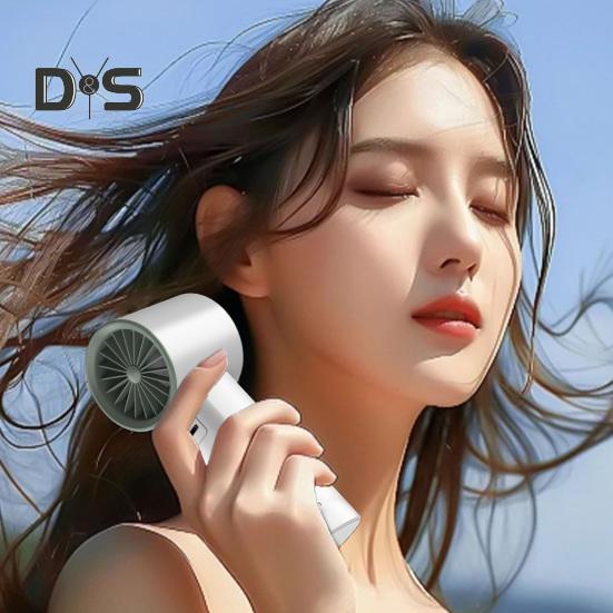 Ruční chladicí ventilátor 100 rychlostí nastavitelný LCD displej USB dobíjecí chladicí ventilátor letní přenosný cestovní venkovní kapesní mini osobní ventilátor