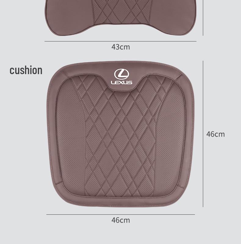 Lexus ES200/ES300h/RX/NX/UX Headrest Lumbar Support & Neck Pillow Cushion - Car Interior Accessory