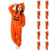Kids Halloween Flannel Romper Pajama Set for Boys and Girls