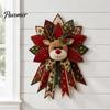 Enfeites de Fim de Ano Feitos à Mão Festivo Patchwork de Natal Pendurado na Porta Kit de Costura DIY, Árvore Perene, Tela Patchwork Acolchoada 3D Kits de Atividades Gratuitos