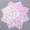 Women's Vintage Pure Cotton Handkerchief - Absorbent, Soft, Summer-Weight, Printed Square Towel