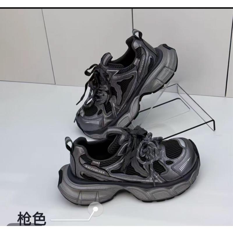 Contrasting Color Splicing Thick-soled Breathable Women's New Small Men's Height-increasing and Thin Sneakers