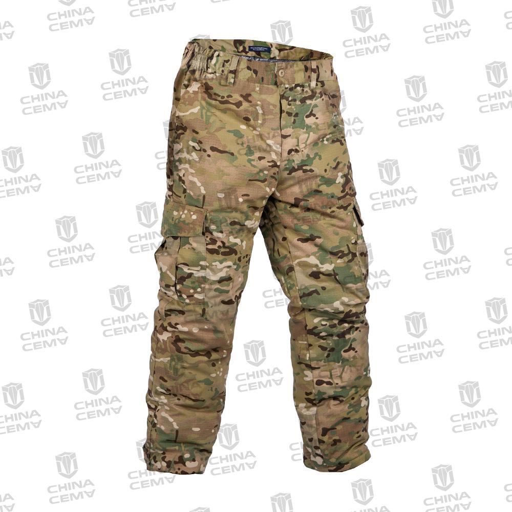 

Чоловіча тактична куртка з камуфляжним малюнком, захищена від холоду: Світловідбиваюче, Тепле та Зносостійке Бавовняне Пальто для Використання на Відкритому Повітрі. L/34