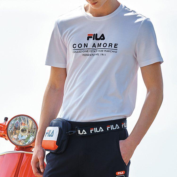 FILA T Shirt Men's Standard White F11M028114GWT