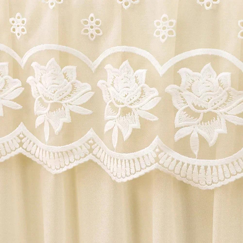 Decorative Lace Dust Cover 60 80 100 150 160 180*70cm Lace Radiator Cover Romantic Aesthetic Breathable Fabric