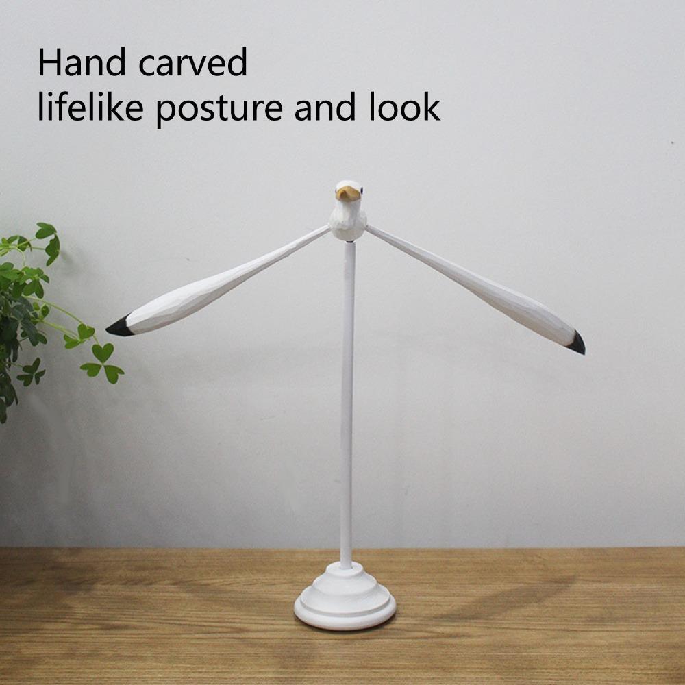 5pcs White Seabird Figurine Balancing Seagull Figurine Mobiles Seagull Statue  For Family