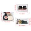 Portable Clear Cosmetic Bag Transparent Makeup Organizer for Travel and Daily Use