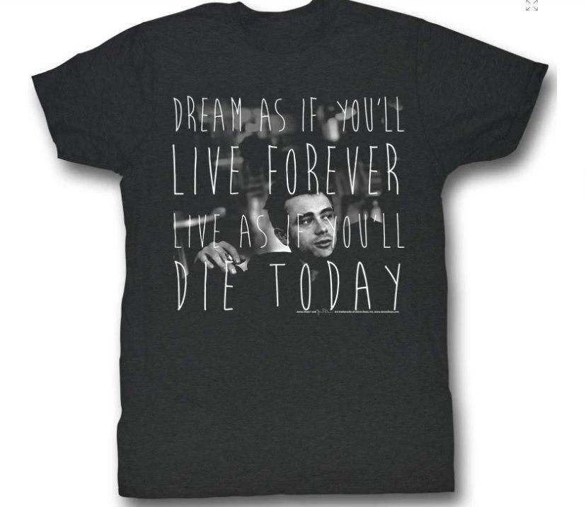 

James Dean Die Today Adult Short-Sleeve T-Shirt L