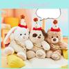 Adorable Bear Plush Toy For Girls Birthday Gift Soft Stuffed Animal Doll 25cm