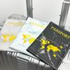 Customizable Marble Gold Foil Passport Holder with Multi-color Options