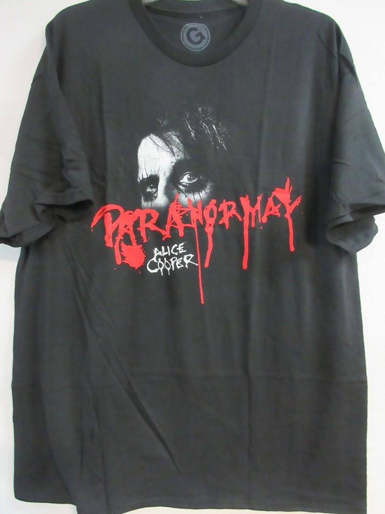 

ALICE COOPER OFFICIAL PARANORMAL EYES BAND CONCERT MUSIC EXTRA LARGE Unisex T-Shirt XXL